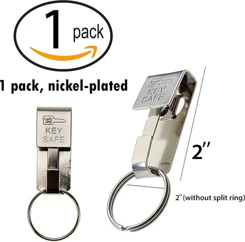 Lucky Line Key Tag Rack ، حزمة 6 ، Clear (60562) in Saudi Arabia