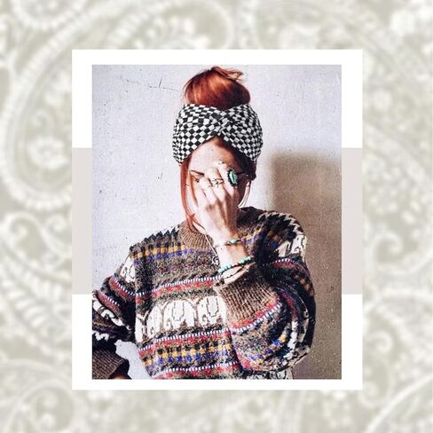 Toebeffect Floral Bandana Bandana for Women ، 4 حزم إضافية عريضة عصرية معقدة لشعر المرأة ، Boho Turban Hairbands إكسسوارات الشعر الرياضية غير الرسمية للتمرين اليوغا in Kuwait