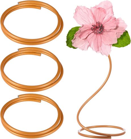 Tioncy 3 Pcs 78.7 Inch Flexible Pipe PVC Tubing Aluminum Bendable Plastic Pipe Stem for Artificial Flowers Stem, Balloon Arches, Floral Wedding Decor, DIY Crafts, Cosplay Prop (Green) in Saudi Arabia