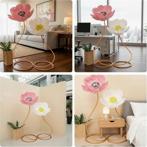 Tioncy 3 Pcs 78.7 Inch Flexible Pipe PVC Tubing Aluminum Bendable Plastic Pipe Stem for Artificial Flowers Stem, Balloon Arches, Floral Wedding Decor, DIY Crafts, Cosplay Prop (Green) in Saudi Arabia