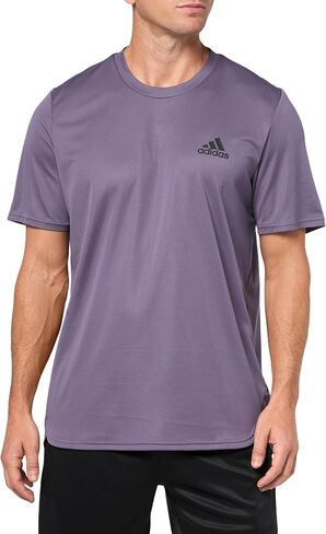 adidas Men's Designed for Movement T-Shirt, Shadow Violet, Large in Saudi Arabia