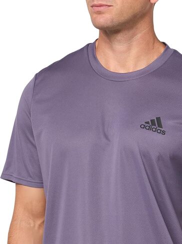 adidas Men's Designed for Movement T-Shirt, Shadow Violet, Large in Saudi Arabia