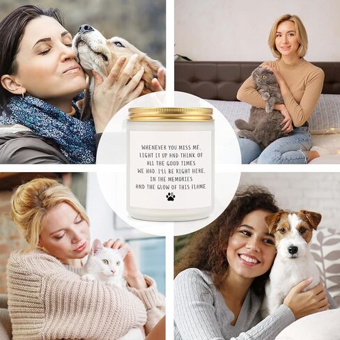 الهدايا التذكارية للكلاب لفقدان الكلب ، كلاب شمعة التعاطف التي تتفوق على الهدايا في ذكرى الكلب الحاضر لعائلات أصدقاء عاشق الحيوانات الأليفة ، 7oz lavender in Kuwait