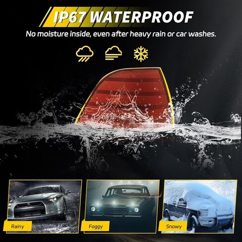 عوامل ضوء زاوية الإشارة المتوافقة مع 1992-1999 B-M-W E36 3 Series (2 Door Coupe/Convertible) ، [DOT Certified] غطاء إشارة الإشارة الزاوية [بدون لمبات] ، 2 أجهزة كمبيوتر ، عدسة واضحة in Kuwait