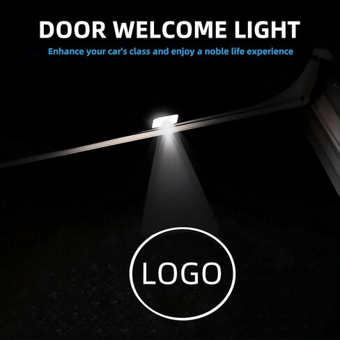 شعار ضوء باب السيارة ، HD Colorfast LED مصابيح الترحيب مصابيح التوافق مع Acura MDX ZDX RLX TL ، Puddle Lights Logo Automotive Micro-Labeling Suite in Saudi Arabia