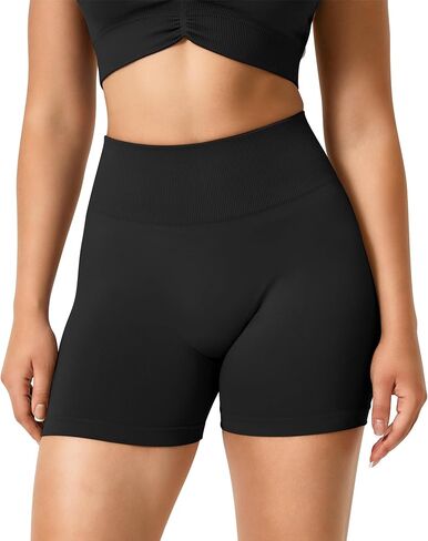 Tayoea Shorts Shorts Women Scrunch Butty Booty رفع سراويل راكب الدراجة النارية سلس لليوغا الرياضية الرياضية الرياضية in Saudi Arabia
