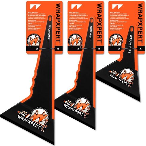 Wrapxpert Window Tint Tint Squeegee ، Triangle Contour Tint Squeegee ، أداة مكشطة طويلة المقبض لتلوين النافذة ، لف فينيل ، تحميل فيلم نافذة تلقائي للسرعة ، طقم لون النوافذ ، كبيرة in Saudi Arabia