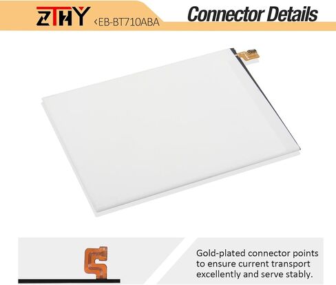 Zthy Scud-WT-N19 بطارية الكمبيوتر اللوحي متوافقة مع Samsung Galaxy Tab A7 10.4 2020 10.4 "SM-T500 SM-T505 SM-T500N SM-T505N SM-T503 SM-T507 SM-T507N SM-T500NZDAXAR SM-T500NZSAXAR SEIRES 3.85V 27.1WH in Kuwait