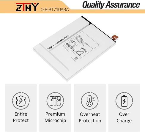 Zthy Scud-WT-N19 بطارية الكمبيوتر اللوحي متوافقة مع Samsung Galaxy Tab A7 10.4 2020 10.4 "SM-T500 SM-T505 SM-T500N SM-T505N SM-T503 SM-T507 SM-T507N SM-T500NZDAXAR SM-T500NZSAXAR SEIRES 3.85V 27.1WH in Kuwait