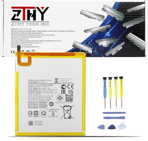 Zthy Scud-WT-N19 بطارية الكمبيوتر اللوحي متوافقة مع Samsung Galaxy Tab A7 10.4 2020 10.4 "SM-T500 SM-T505 SM-T500N SM-T505N SM-T503 SM-T507 SM-T507N SM-T500NZDAXAR SM-T500NZSAXAR SEIRES 3.85V 27.1WH in Kuwait