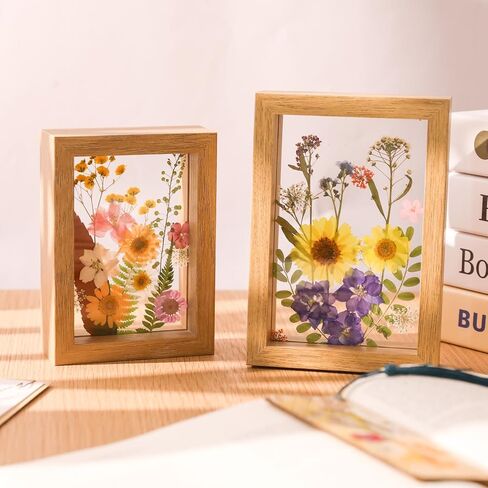 210 Pcs Dried Pressed Flowers for Resin,Real Nature Dried Flowers for Crafts Bulk Dry Flowers Leaves Kit Used for Resin Molds Scrapbooking DIY Art Crafts Candle Soap Making Nails Décor in Saudi Arabia
