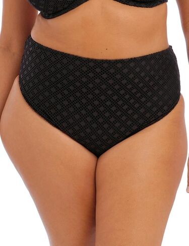 Elomi Bazaruto Mid Rise Swim Brief (ES800672),UK 24,Black in Saudi Arabia