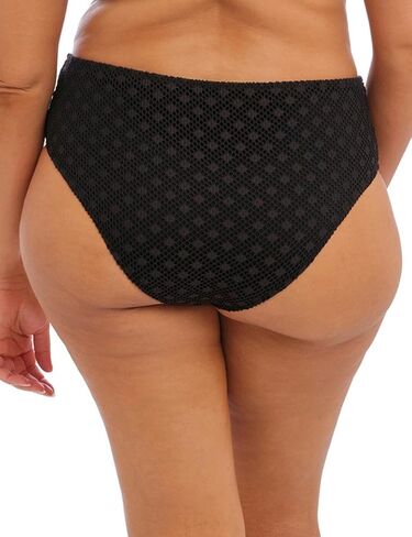 Elomi Bazaruto Mid Rise Swim Brief (ES800672),UK 24,Black in Saudi Arabia