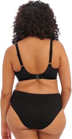 Elomi Bazaruto Mid Rise Swim Brief (ES800672),UK 24,Black in Saudi Arabia