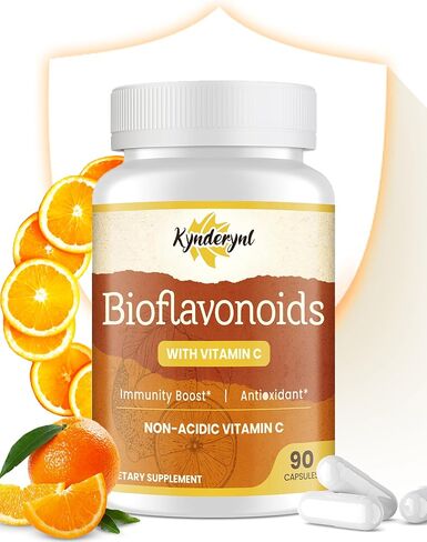 ملحق Bioflavonoid 1100mg مع مكملات فيتامين C 1000mg غير المستحضر ، وملحق نباتي ، خالي من الغلوتين-90 كبسولات الخضار in Saudi Arabia