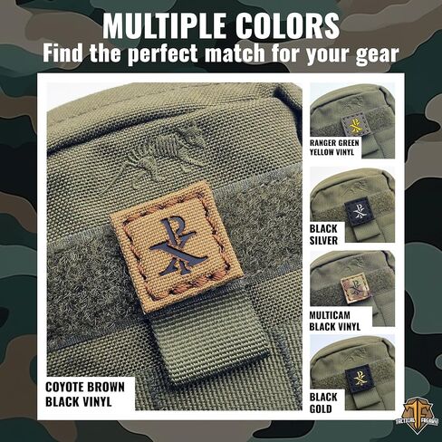 Mini Chi Rho Christamogram Symbas يسوع المسيح (Ranger Green on Yellow) Cat Eye Patch متوافق مع Velcro ، بقع معنوية بالليزر للحقائب ، بقع للقبعات ، تصحيحات صفيحة الصفيحة in Saudi Arabia