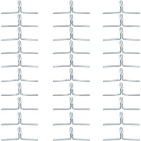 TAODAN 30PCS Lawn Chair Webbing Clip Spring Alloy Lounge Chair Webbing Clip Suitable for Furniture Upholstery Repair