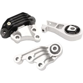3pcs Motor Mounts Compatible with Jeep Renegade 2015 2016 2017 2018 500x 1.4L OE Engine Motor Mount Lower 68254474AA、Engine Motor Mount Right 68254669AA、Engine Motor Mount Rear 68257232AA