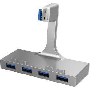 SABRENT Premium 4 Port Aluminum USB 3.0 Hub for iMac Slim Unibody (HB-IMCU)
