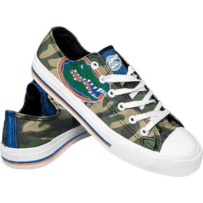 FOCO Florida Gators NCAA Womens Camo Low Top Canvas Shoes - 7