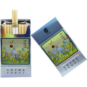 YFIONE - Herbal Cigarettes, Tobacco Free, Nicotine Free, 2 Packs-40 Smokes