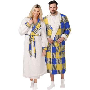 FOCO NFL unisex-adult Nfl Team Logo Lounge Life Reversible Robe