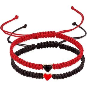 Magnetic Couples Bracelets His and Her Bracelets Heart Matching Bracelets Long Distance Relationship Gifts for Boyfriend Girlfriend Natural Beaded Bracelet Anniversary Valentines Gifts for Women Men