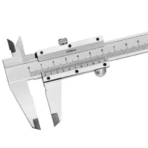 Smgda Vernier Calipers, 6" Stainless Steel Non Digital Caliper, Metric 0-150mm Manual Micrometer Caliper, 0.02mm High Precision Caliper for Inside, Outside, Depth and Step Measurements