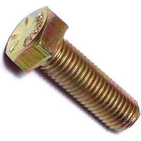 Hard-to-Find Fastener 014973251840 Grade 8 Fine Hex Cap Screws, 5/16-24 x 1, Piece-50 , yellow
