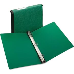 Avery 14802 Hanging Storage Binder,3 Ring,1-Inch Capacity,11-Inch x8-1/2-Inch ,Green