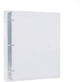 ملف 3 حلقات مقاس 1 بوصة، حلقة على شكل حرف D، شفاف، عبوة من قطعتين (50301-62223) من Filexec Products