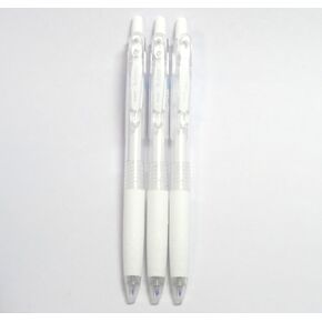 Pilot Juice Gel Ink Pen-0.5 mm-White, 3 pens per Pack (Japan import) [Komainu-Dou Original Package]