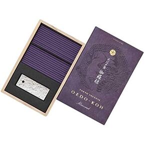 OEDO-KOH - Aloeswood 60 Sticks w/ Incense Holder by NIPPON KODO, Japanese Quality Incense