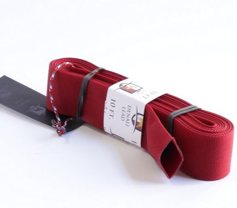 1.5 Inch Tubular Webbing (Nylon, 1-1/2inch) (10 ft, Black) in Saudi Arabia