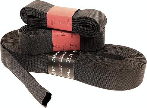 1.5 Inch Tubular Webbing (Nylon, 1-1/2inch) (10 ft, Black) in Saudi Arabia