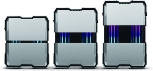 Phanteks (PH-ES121XT_DBK01) Evolv Shift XT، هيكل صغير الحجم قابل للتمديد، هيكل ألعاب Mini-ITX، كابل PCI-e Gen4 Riser، مرآة رقمية RGB Infinity، دعم GPU ثلاثي الفتحات، أسود in Saudi Arabia