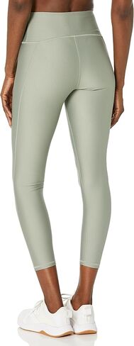 سروال نسائي من Under Armour HeatGear Armor عالي الخصر مانع للانزلاق عند الكاحل، (504) Grove Green / / أسود، X-Small طويل القامة in Saudi Arabia