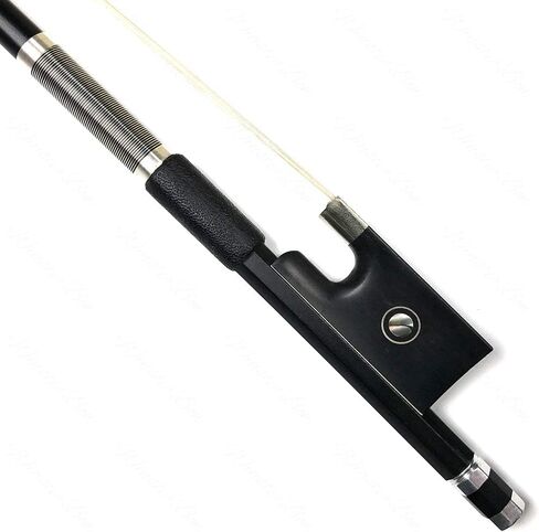Carbon Fiber Violin Bow 1/2 Size Violin Bow Unbleached Black Horse Hair Art No.VBN108 in Kuwait