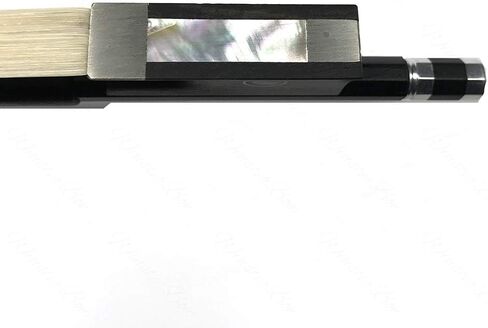 Carbon Fiber Violin Bow 1/2 Size Violin Bow Unbleached Black Horse Hair Art No.VBN108 in Kuwait