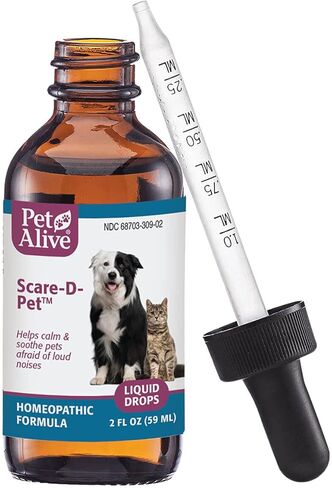 PetAlive Scare-D-Pet للخوف من الضوضاء العالية لدى الكلاب والقطط، 59 مل in Kuwait