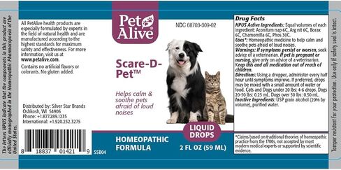 PetAlive Scare-D-Pet للخوف من الضوضاء العالية لدى الكلاب والقطط، 59 مل in Kuwait