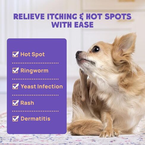 HICC PET Dog Wound Care Spray HOCl Formula Skin Repair & Healing Spray for Minor Cuts, Scrapes, Rashes, Hot Spots Treatment, Soothe Itching, Safe for All Animals, 10 Fl Oz in Saudi Arabia