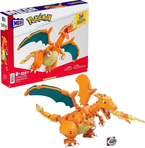 Mega Pokémon Building Toys Set Build & Show Bulbasaur with 175 Pieces, Articulated and Poseable, 4 Inches Tall, for Kids in Saudi Arabia