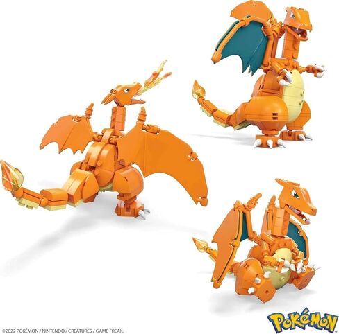 Mega Pokémon Building Toys Set Build & Show Bulbasaur with 175 Pieces, Articulated and Poseable, 4 Inches Tall, for Kids in Saudi Arabia