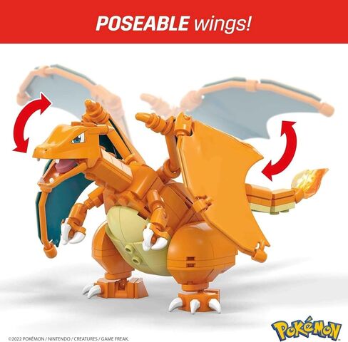 Mega Pokémon Building Toys Set Build & Show Bulbasaur with 175 Pieces, Articulated and Poseable, 4 Inches Tall, for Kids in Saudi Arabia