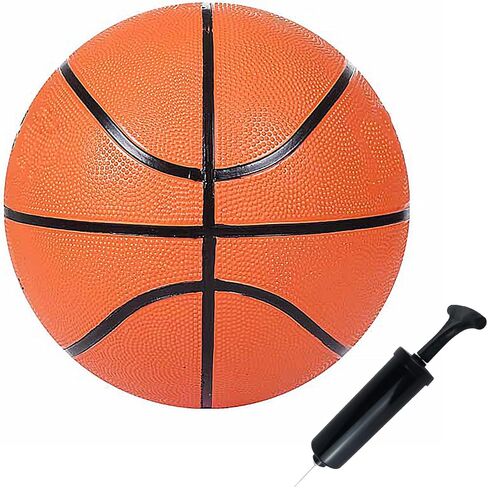 SPDTECH Rubber Basketball Size 3,5 Youth Practice Training Outdoor and Indoor Ball for School Students Boys Girls Sports Game Play Not Official Competition Just for Fun in Saudi Arabia