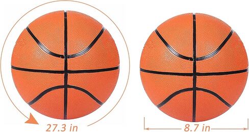 SPDTECH Rubber Basketball Size 3,5 Youth Practice Training Outdoor and Indoor Ball for School Students Boys Girls Sports Game Play Not Official Competition Just for Fun in Saudi Arabia