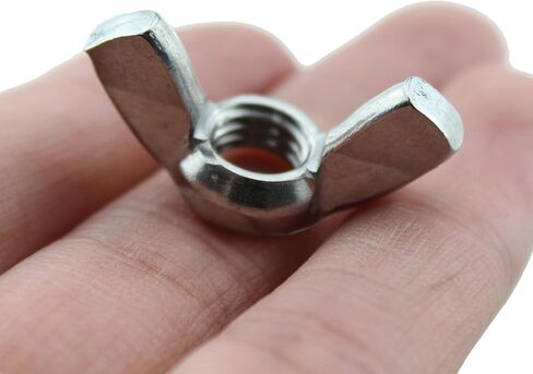 TAODAN 20PCS M5 Wing Nuts Stainless Steel 304 Fastener Parts Hurricane Screws Manual Twist Lugs Butterfly Nuts Used in Mechanical Equipment Electronic Equipment and Communication Equipment in Saudi Arabia