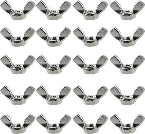TAODAN 20PCS M5 Wing Nuts Stainless Steel 304 Fastener Parts Hurricane Screws Manual Twist Lugs Butterfly Nuts Used in Mechanical Equipment Electronic Equipment and Communication Equipment in Saudi Arabia