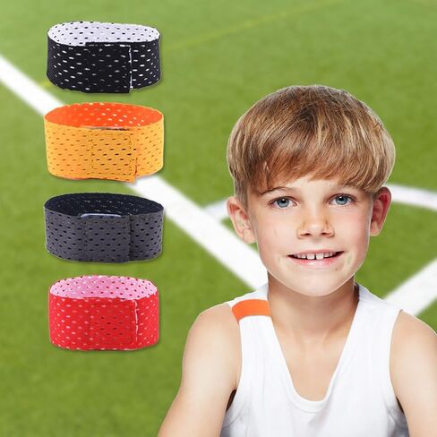 Saycker 8pcs Sports Sleeve Straps, Jersey Sleeve Bands Sleeve Holders Soccer Softball Sleeve Ties Sleeve Clips Soccer Softball Shirts Ties for Softball Soccer (Multicolor) in Saudi Arabia